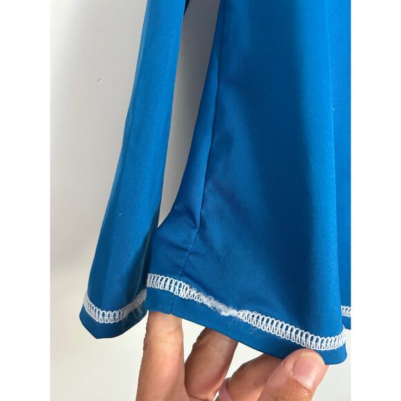 Quiksilver Toddler Boy 5T Long Sleeve Rash Guard Royal Blue - Picture 2 of 9